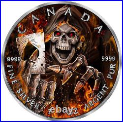 2022 Grim Reaper Armageddon #5 Special Edition 1 oz silver coin