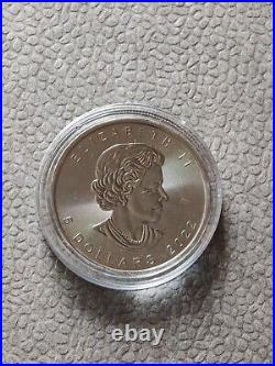 2022 Maple Leaf Rainbow Silver Black Ruthenium Canada Canada ONLY 250 BU #1