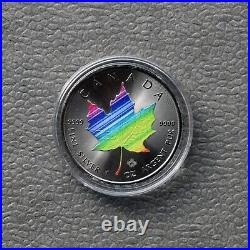 2022 Maple Leaf Rainbow Silver Black Ruthenium Canada Canada ONLY 250 BU #2