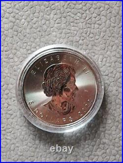 2022 Maple Leaf Rainbow Silver Black Ruthenium Canada Canada ONLY 250 BU #5