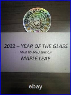 2022 Maple Leaf Set Four Seasons 1oz. 9999 Fine Silver x4 In Holder RARE