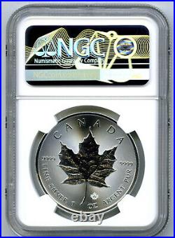 2023 $5 Canada 1 Oz. 9999 Silver Maple Leaf Ngc Ms70 Queen Elizabeth Fr White