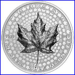 2023 5oz Silver Maple Ultra High Relief Coin