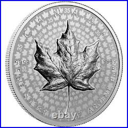 2023 5oz Silver Maple Ultra High Relief Coin