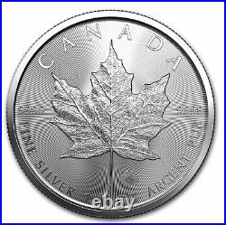 2023 Canada 1 oz Silver Maple Leaf BU (Lot of 25)