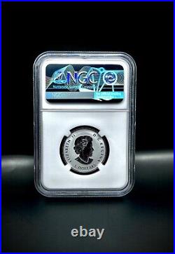 2023 Canada$3 1/4oz Fine Silver, Maple Leaf 35TH Anniv, Reverse PF69 BY NGC