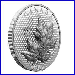 2023 Canada Maple Leaves in Motion 5 oz Silver Proof Coin