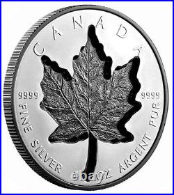 2023 Canada S$20 Maple Leaf Super Incuse Black Rhodium Plating Reverse Proof OGP