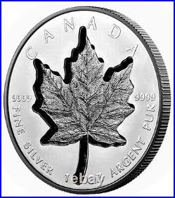 2023 Canada S$20 Maple Leaf Super Incuse Black Rhodium Plating Reverse Proof OGP