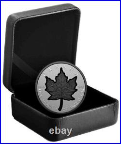 2023 Canada S$20 Maple Leaf Super Incuse Black Rhodium Plating Reverse Proof OGP