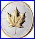 2023 Canada Silver Maple Leaf 1 Oz Ultra High Relief $20 Gold Plated SML