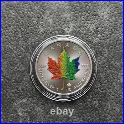 2023 Maple Leaf 1 oz Silver Silver 4 Four Seasons Canada Canada ONLY 250 BU Cert