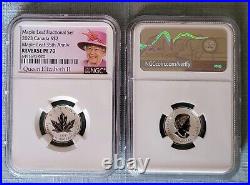 2023 Queen Elizabeth 35th Anniv. Silver Maple Leaf $2 Ngc Pf70 Reverse Proof