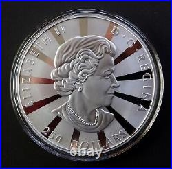 2023 RCM 1 Kilo Silver $250 Multifaceted Maples Proof. 9999 Fine