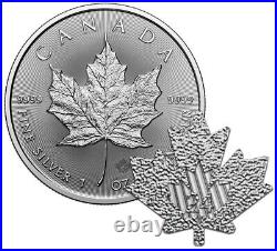 2024 Canada 1 oz Silver Maple Leaf Coin. 999 Fine BU (Lot of 100) Fast Shipping