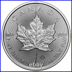 2024 Canada 1 oz Silver Maple Leaf Coin. 999 Fine BU (Lot of 100) Fast Shipping