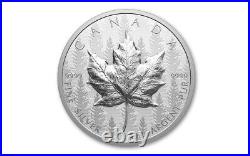 2024 Canada Maple Leaf UHR Pulsating Forest 1 oz Silver Coin 8,000 Mintage