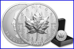 2024 Canada Pulsating Forest Maple Leaf Coin UHR 1 oz. 9999 Silver Box/COA