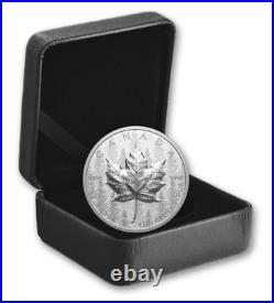 2024 Canada Pulsating Forest Maple Leaf Coin UHR 1 oz. 9999 Silver Box/COA