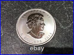 25 X. 9999 Silver Canadian Maple Leaf Coins In Mint Bullion Tube