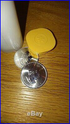 25 x 1 oz Silver Canadian Maple Silver Bullion Coins FULL TUBE quick sale