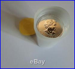 25 x 2011 Tube Canadian Maple Leaf 1oz Silver Bullion Coin Uncirculated Freepost