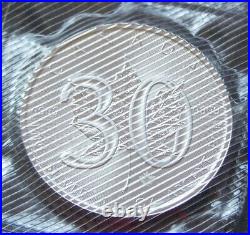 25x 1oz ST SG Silver Coin 999.9 AG 30 Years Maple Leaf 2018-Ltd 250.000 Tube