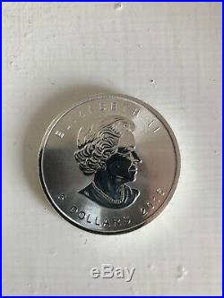 25x 2016 1oz Canadian Silver Maple Leaf bullion coins