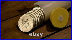 25x Canadian Maple 2013 1oz silver coin Uncirculated Coins 99.99% Pure $5 Canada