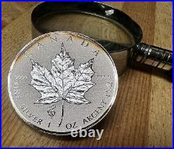 $5 2013 1oz. 999 Silver Maple Leaf Snake Privy Reverse Proof & 2014 Maple Leaf