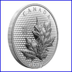 50$ Dollar Maple Leaves IN Motion Ultra High Relief Canada 5 OZ Silver 2023
