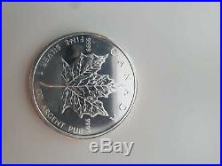 50 Oz Ounces Canada Silver maple bullion Coins 1oz Year 2011