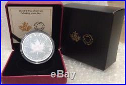 Ann 2020 PML Pulsating Maple Leaf $10 2OZ Pure Silver Proof Coin Canada e u$