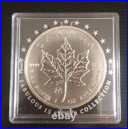 CANADA 2013 MAPLE LEAF Fabulous Collection F15 Privy Mark 1 oz. 999 silver coin