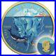 Canada 1 oz POLAR GLACIER Whale Canadian Maple Leaf $5 Silver Coin 2017