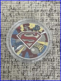 Canada 1 oz SUPERMAN DAILY PLANET Canadian Maple Leaf $5 Silver Coin 2016