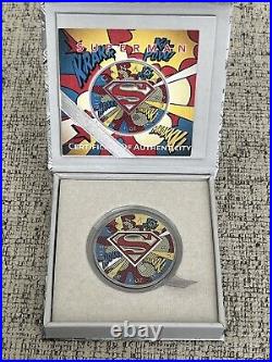 Canada 1 oz SUPERMAN DAILY PLANET Canadian Maple Leaf $5 Silver Coin 2016