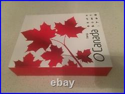 Canada $10 Custom Maple Leaf Forever set 8 coins 1/2 oz Fine Silver Wooden Box