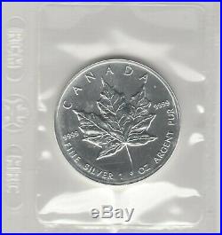 Canada 1995,1996 & 1997 Silver Maple Leaf's Rarest And Lowest Mintage Years