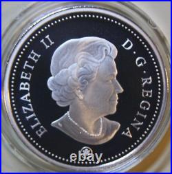 Canada 20 Dollar 2008 Silver 1 OZ Colorized #F5259 Maple Leaf Raindrop Proof