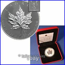 Canada 2004 Scorpio Privy Mark Roman Zodiac $5 1 Oz Silver Maple Leaf + BOX CoA