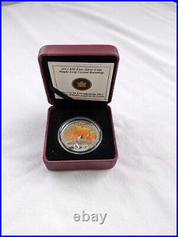 Canada 2012 $20 Maple Leaf with Crystal Raindrop 1 oz Silver Proof