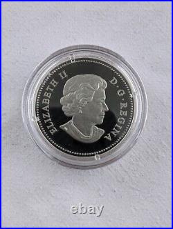 Canada 2012 $20 Maple Leaf with Crystal Raindrop 1 oz Silver Proof