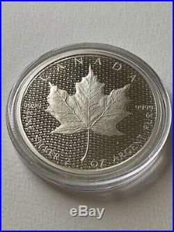 Canada 2017 2OZ Iconic Maple Leaf 150th Birthday $10 Pure Silver Coin RCM