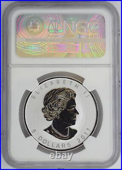 Canada 2017 Reverse Proof $5 Silver Maple Leaf Ngc Pf70 Cougar Privy Mark 18244