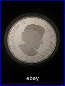 Canada 2020 2 oz. Silver Coin Canadian Maple Leaf Brooch Legacy mintage 3000