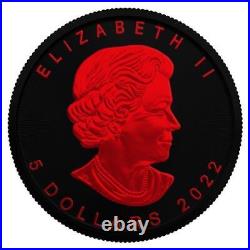 Canada 2022 $5 Maple Leaf HALLOOD Doll 1oz Silver Coin with Polymer