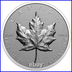 Canada 2022 Maple Leaf SML Ultra High Relief 1 oz Pure Silver Coin