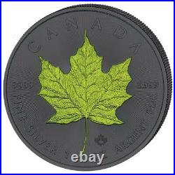 Canada 4 x 5 $2021 Maple Leaf-Four Seasons-set 4 OZ Silver ST