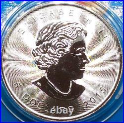 Canada 5 Dollars 1 Oz 2015 Golden Maple Leaf Elizabeth II PROOF UNC